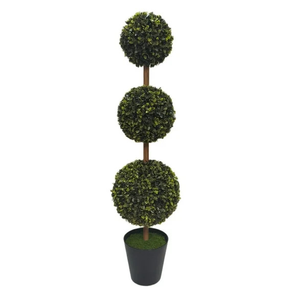 My Texas House 36" Ball Boxwood Topiary | Walmart (US)