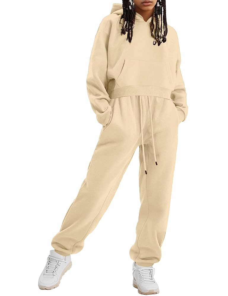 Girls Clothes 2 Piece Clothing Sets Crop Tops Hoodie Long Sleeve Sweatshirts and Pants Fall Winte... | Amazon (US)