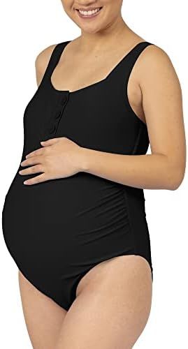 Kindred Bravely Henley One Piece Maternity Swimsuit | Amazon Exclusive Maternity Swimwear for Wom... | Amazon (US)