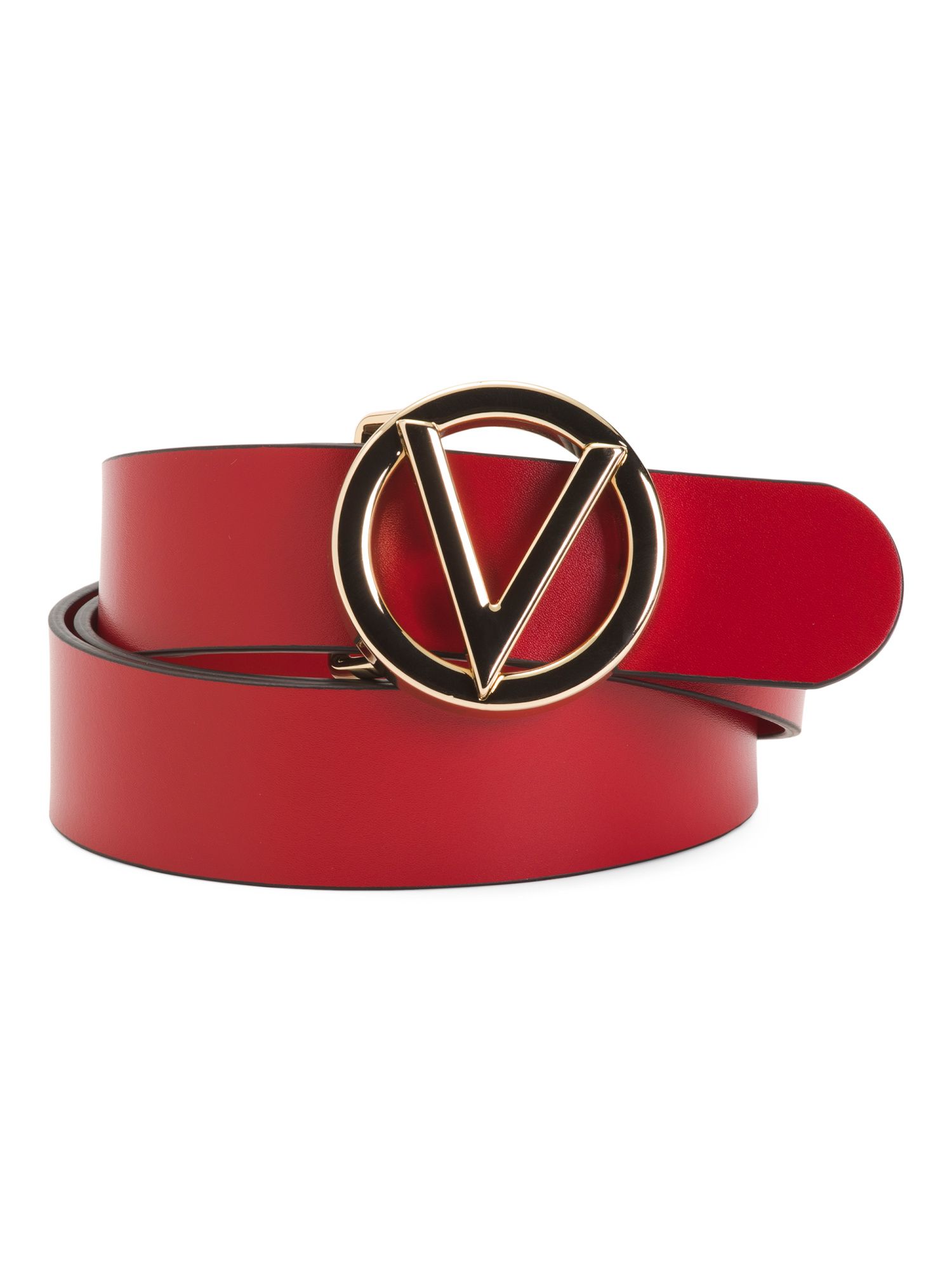 Made In Italy Leather Dolly Soave Belt | TJ Maxx
