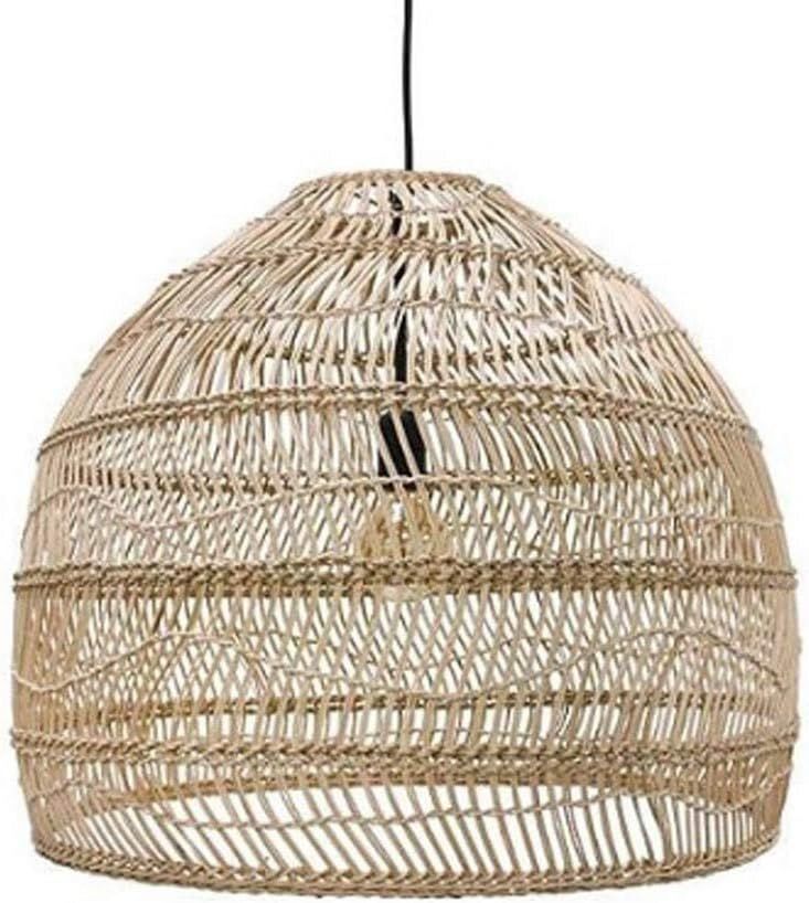 XIAOXY Rattan Bamboo Wicker Chandelier Nordic Modern Simple Retro Home Lighting Pendant Lamp Bedr... | Amazon (US)