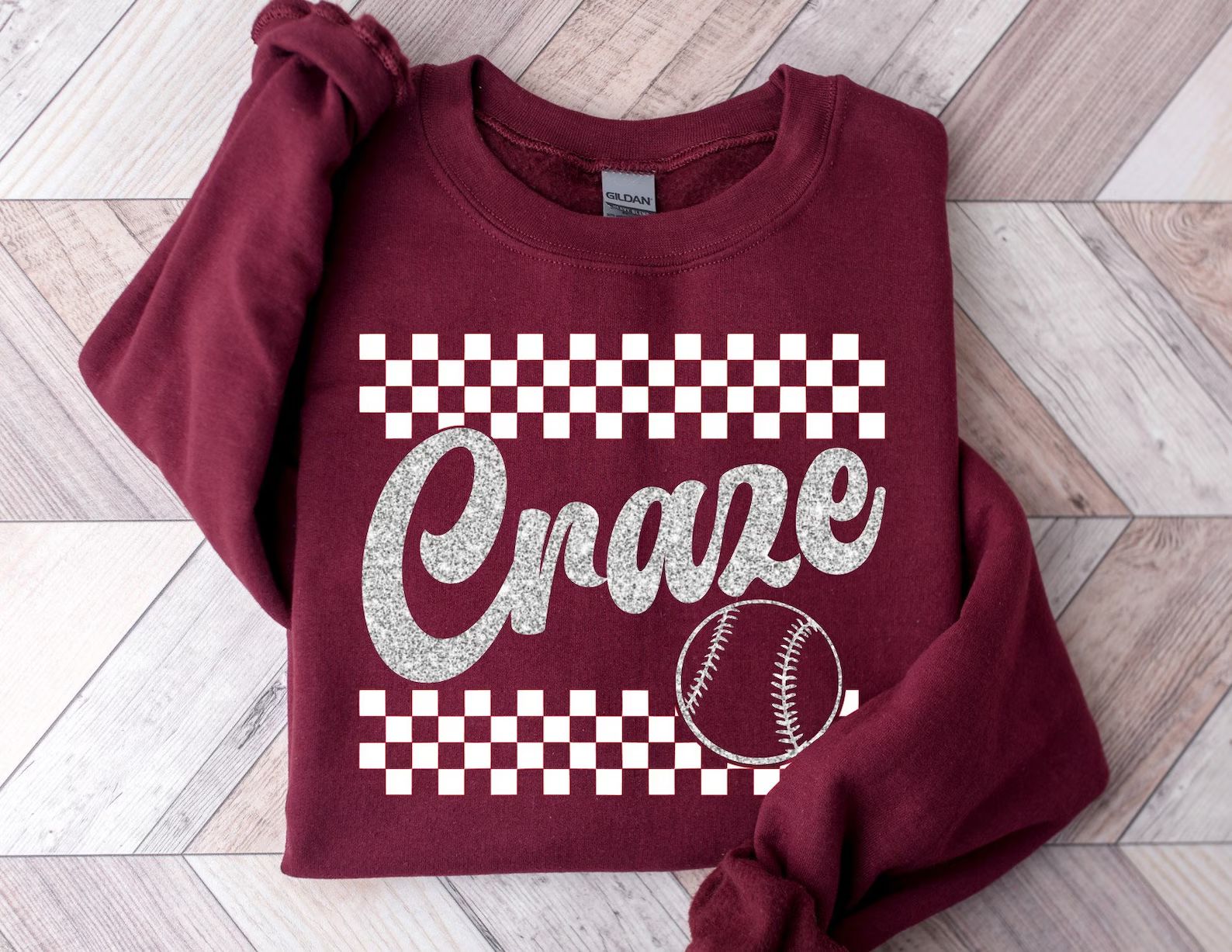 Craze Softball Checkered Shirt Craze Mom Softball Mom Gift - Etsy | Etsy (US)