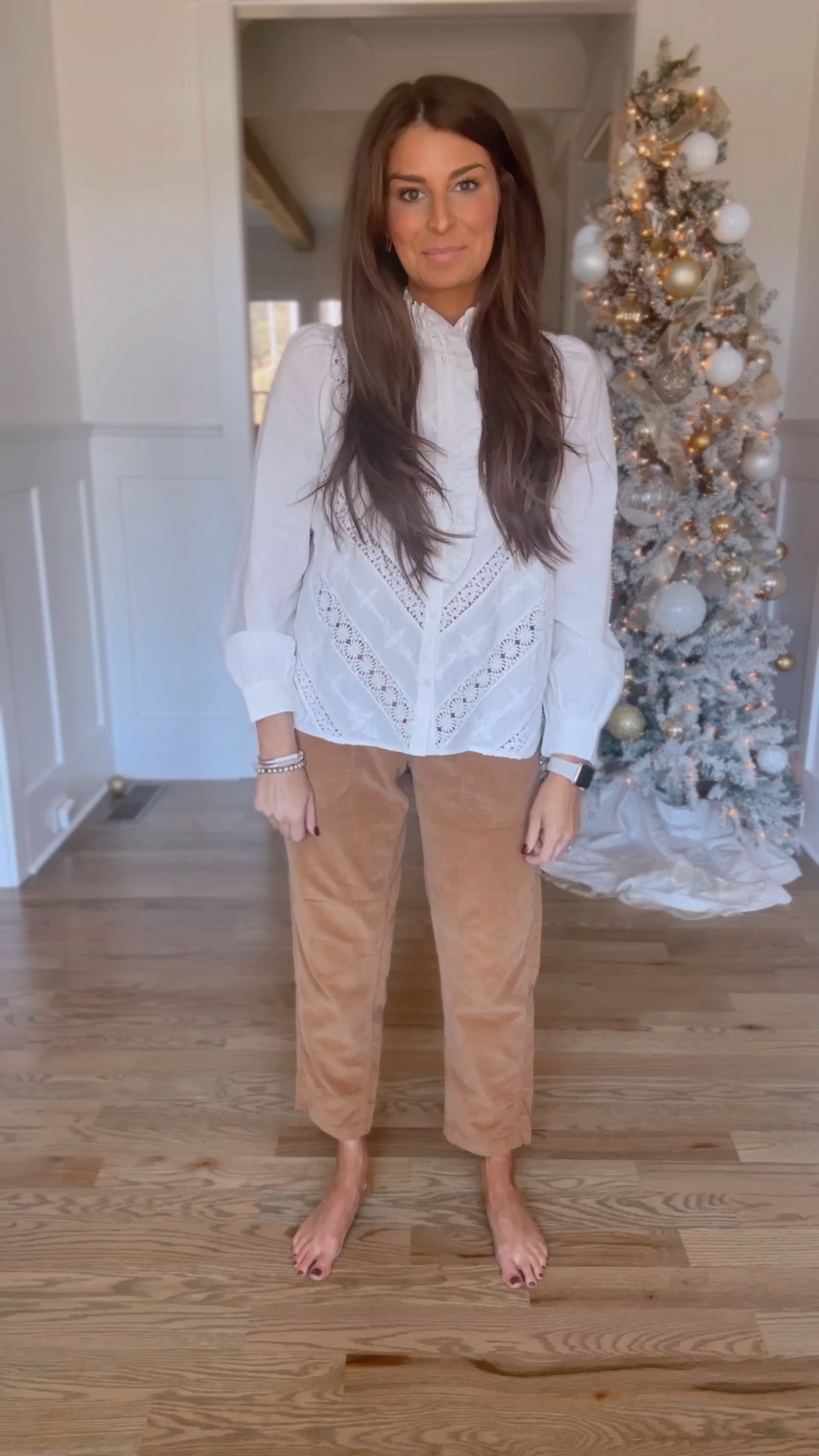 Top -4
Sweater - small
Pants -2
Blazer - small


#LTKSeasonal #LTKHoliday #LTKHolidaySale