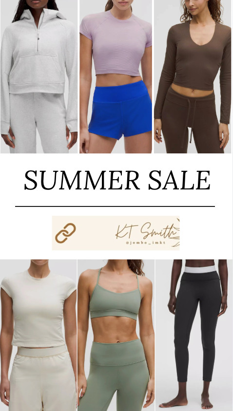 The pieces I reach for all summer are finally on sale. 🤍 From workout sets and everyday basics to the cutest tennis dresses, shorts, and layering pieces, I rounded up my favorite lululemon finds that are worth grabbing while they're still available. If you've been waiting to refresh your activewear or stock up on versatile staples, now's the time. ✨ 

#LTKSale #lululemon #SummerStyle #Activewear #Athleisure #WorkoutStyle #OOTD #SummerOutfits #EverydayStyle #LTKFitness #LTKActive #ClosetEssentials 

 