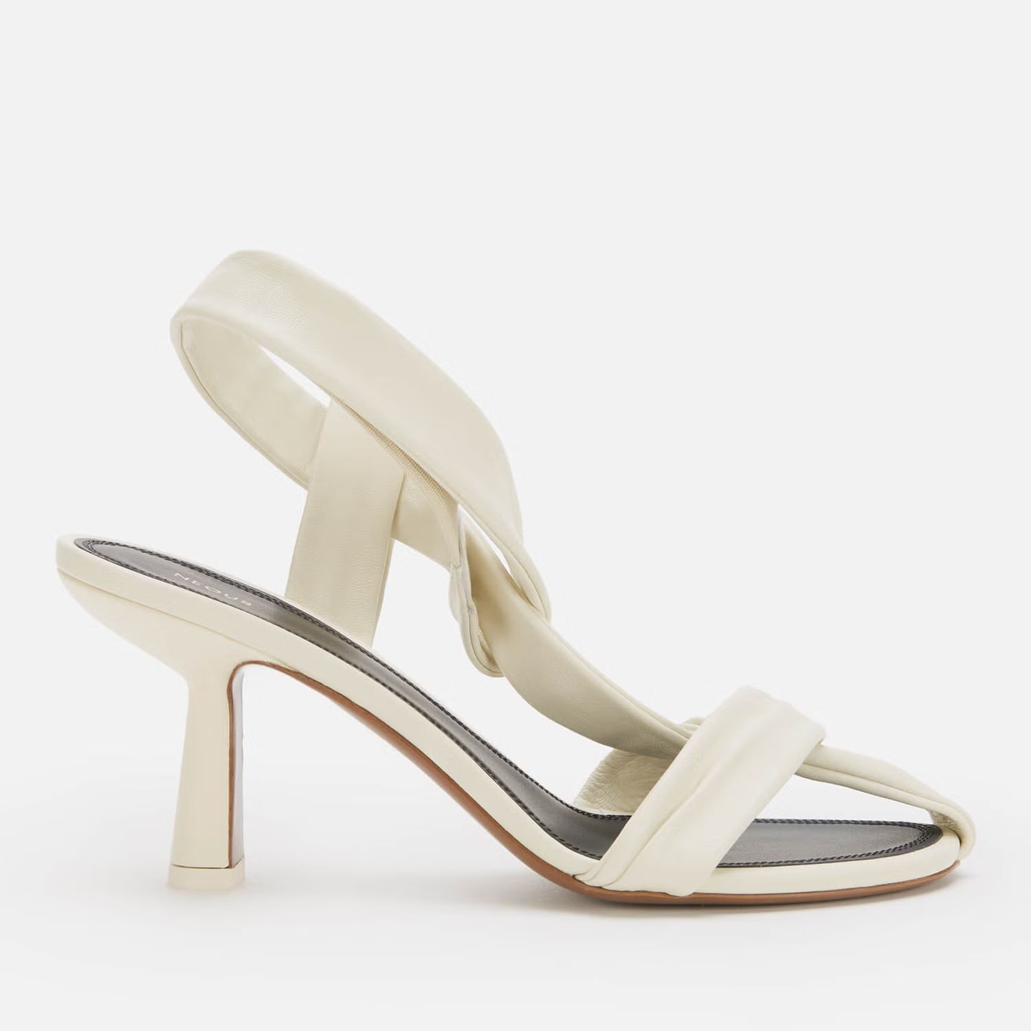 Neous Women's Proxima Leather Heeled Sandals - Cream | Coggles (Global)