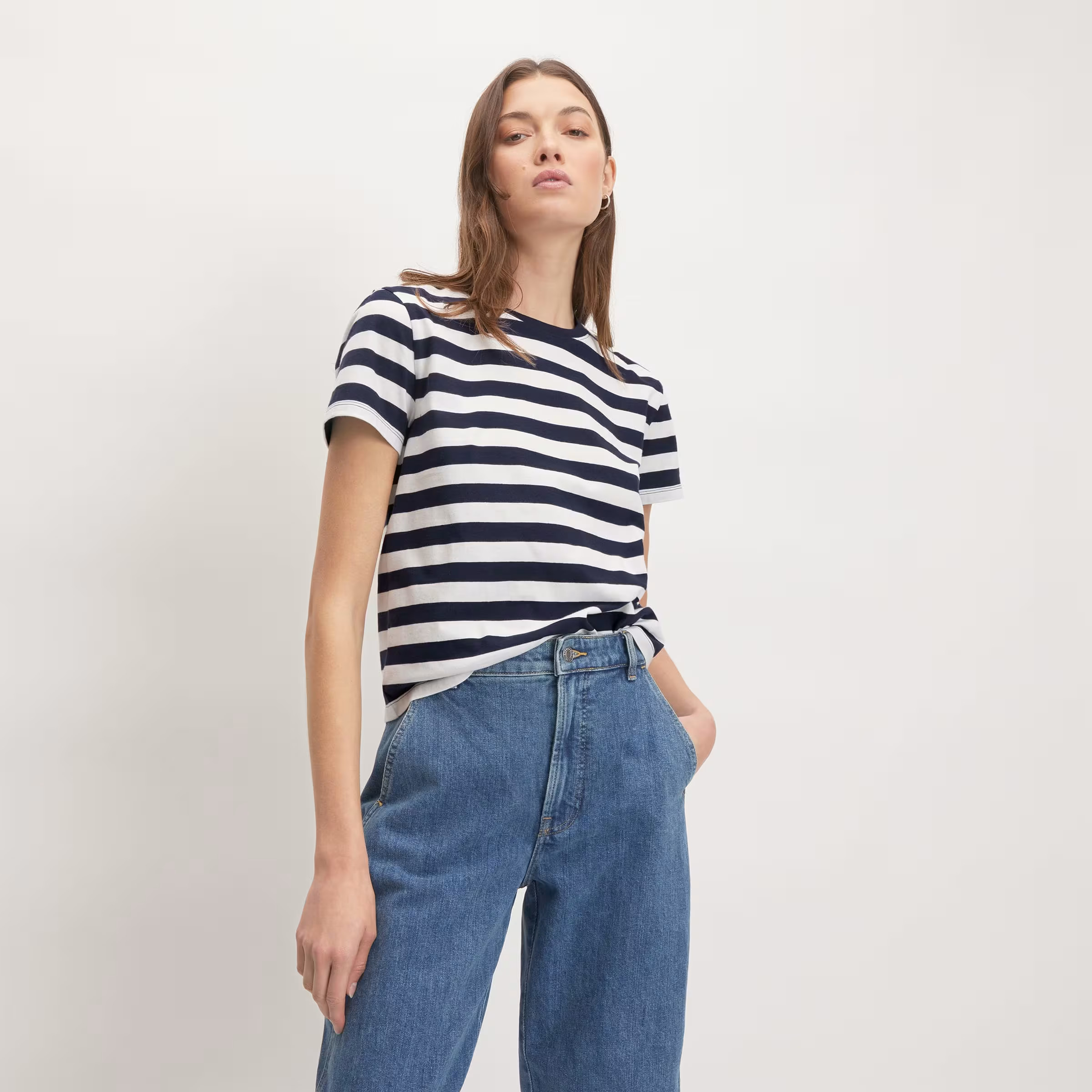 The Organic Cotton Box-Cut Tee | Everlane