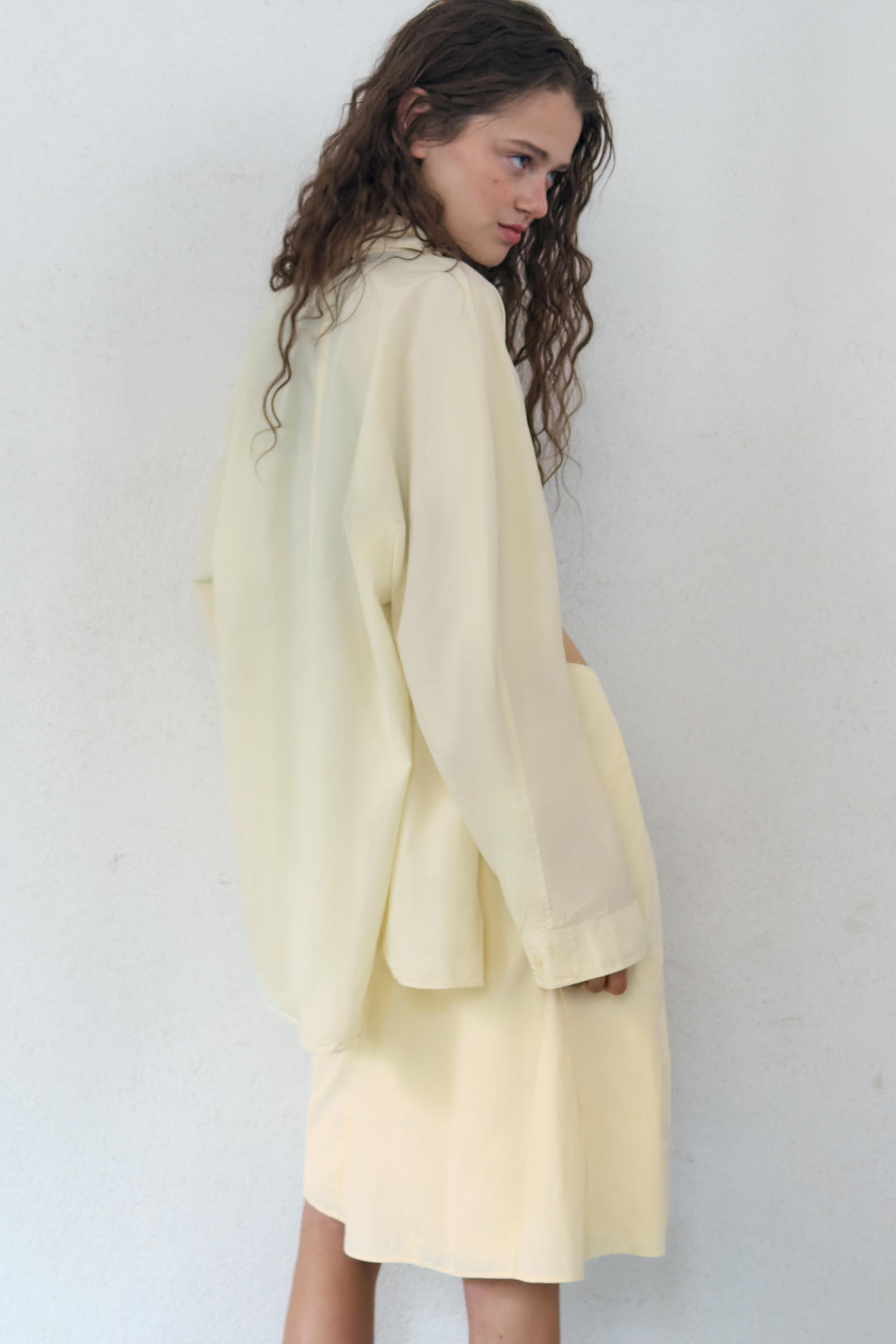 POPLIN OVERSIZE SHIRT | Zara UK