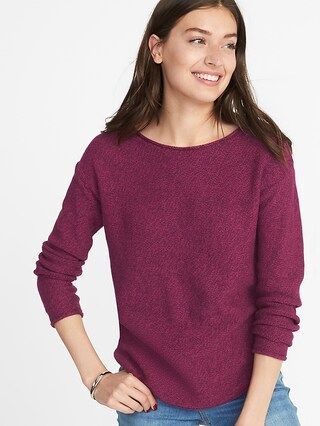 Lightweight Marled Bateau Sweater for Women | Old Navy US