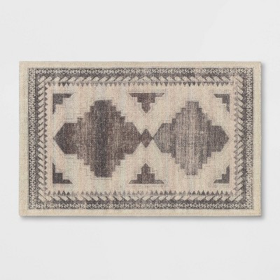 Cromwell Washable Printed Persian Style Rug Tan - Threshold™ | Target