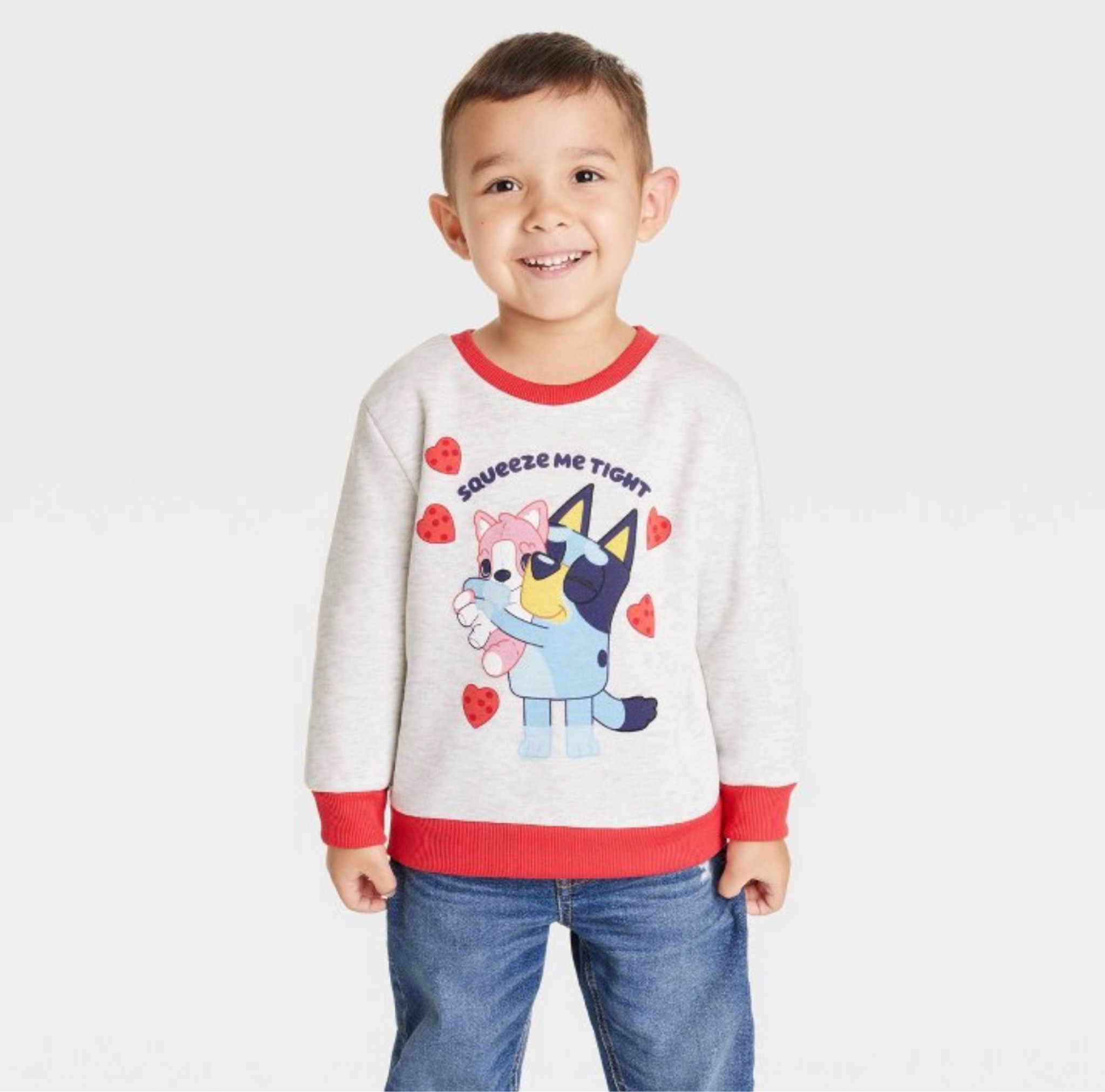 How cute is this Bluey Valentines sweater! Get it at Target now before it’s too late. #Target #valentinesday 

#LTKSeasonal #LTKstyletip #LTKkids