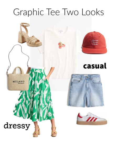 styling a graphic tee two ways 