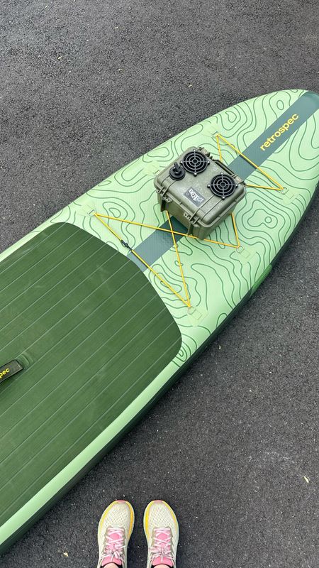 Paddle board set up we have. This speaker is so loud and is waterproof. Also this green paddle board is inflatable and sooo cute!

Summer finds, outdoor sports, 


#LTKSeasonal