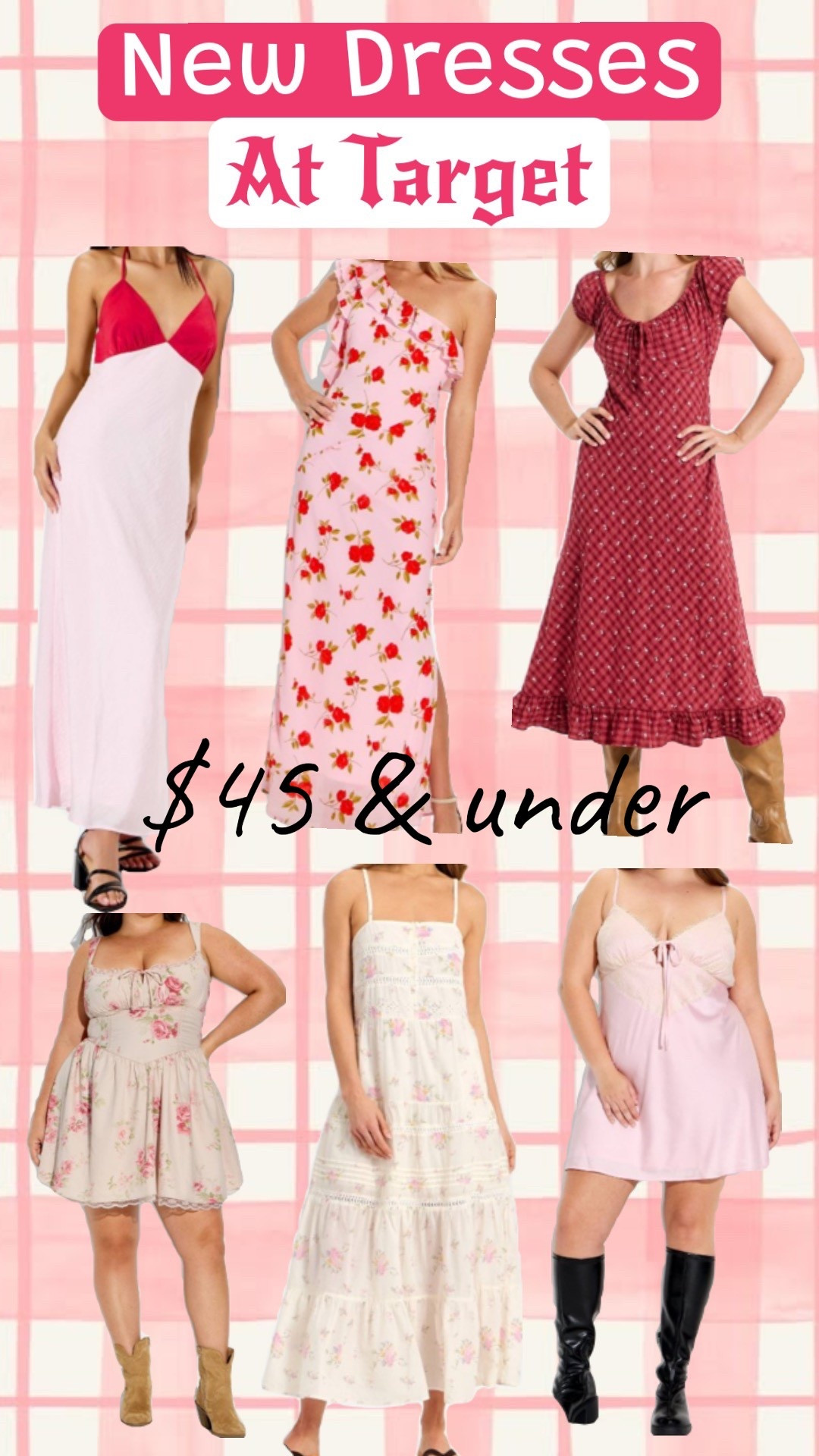 These new Target dresses are too good—and all under $45 ✨ Affordable, flattering, and perfect for everyday or dressed-up moments. Shop them before they sell out 🤍

#LTKunder50 #TargetFinds #TargetStyle #AffordableFashion #BudgetFriendly #EverydayStyle #MomStyle #CasualChic #SpringStyle #ShopMyLook

#LTKU #LTKootd #LTKValentine