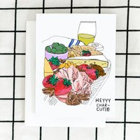 Charcuterie Card, Cheese & Wine Board Cutie Witty Greeting Rosé All Day Girlfriend Olive You | Etsy (US)