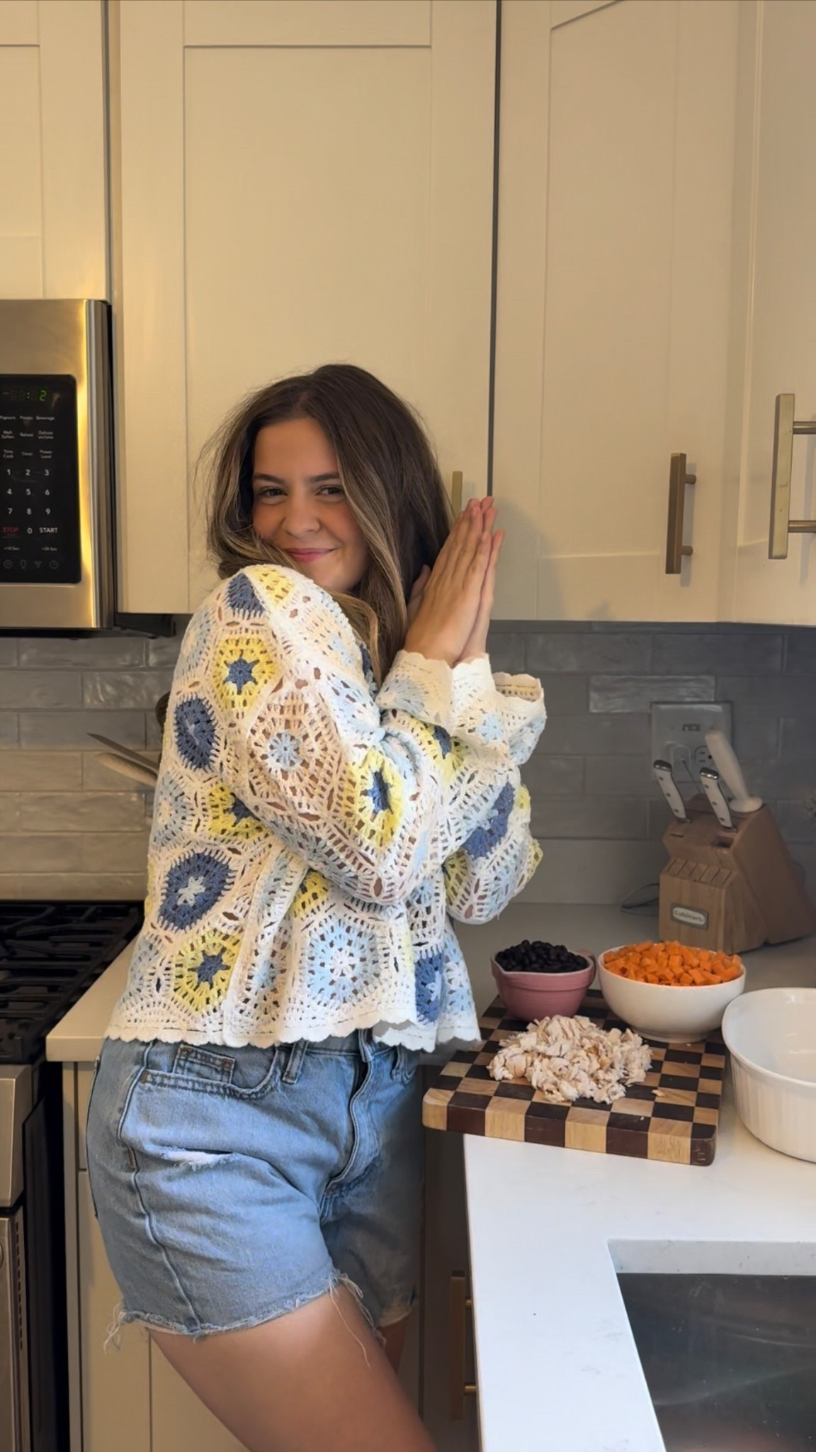 All my kitchen favs + outfit details 🩵