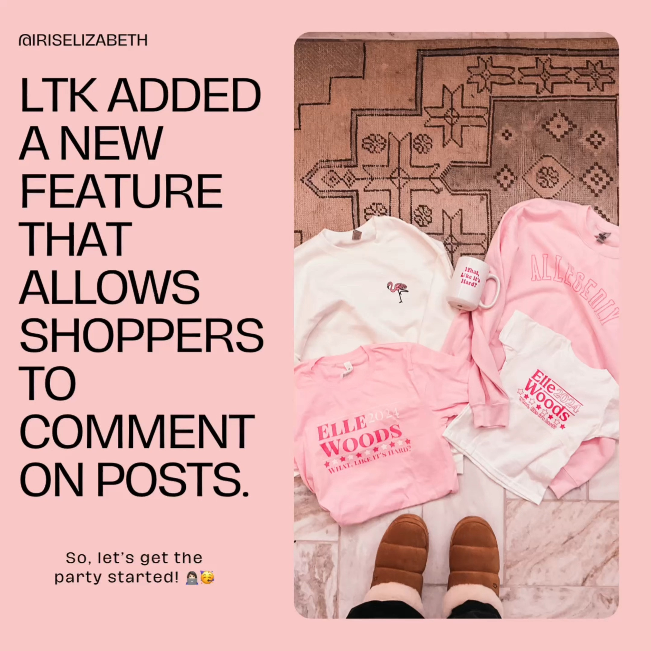 Vote for Elle! 👏🏼👏🏼👏🏼

#ElleWoods #LegallyBlonde #etsyfinds #pinkandwhite #graphictees #pinkandwhiteoutfitinspo #halloween 

#LTKGiftGuide #LTKCyberWeek #LTKVideo