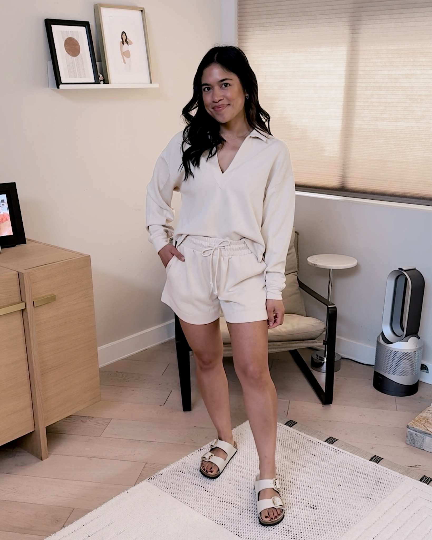 Splendid x CellaJaneBlog signature collection launched today! This scuba polo sweatshirt and scuba shorts are so good! So soft and comfortable! Love that you can wear as a set and each piece on their own! So versatile! Wearing a small in both! 

#LTKfindsunder100 #LTKstyletip #LTKSeasonal