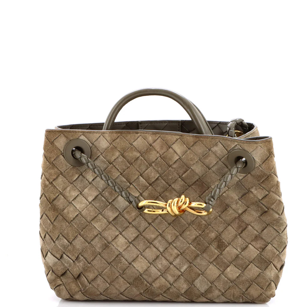 Andiamo Top Handle Bag Intrecciato Nappa Small | Rebag