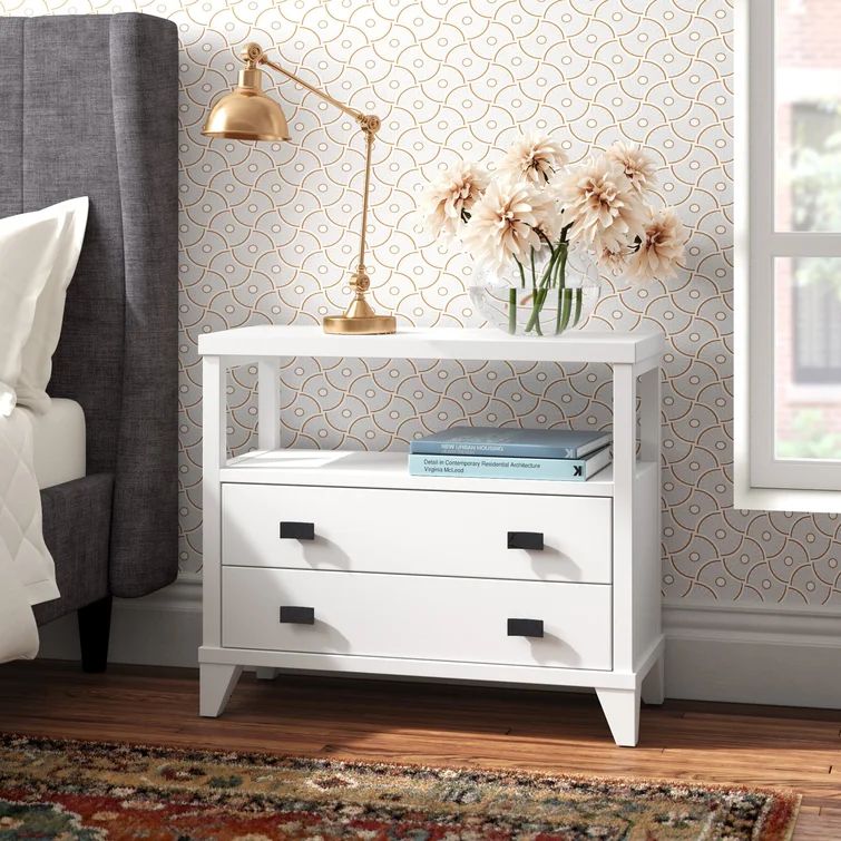 Wilson 29.5'' Tall 2 - Drawer Nightstand | Wayfair North America