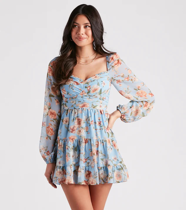 Dreamy Romance Floral Skater Dress | Windsor Stores