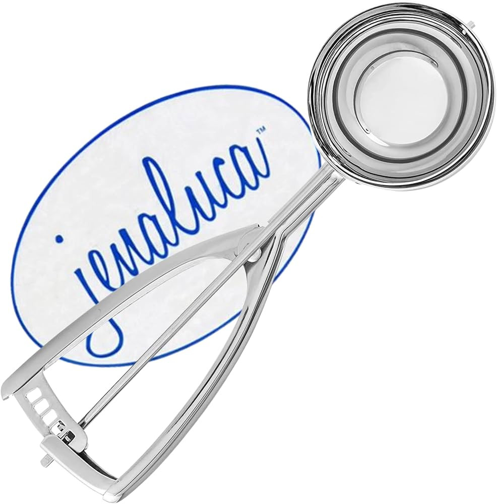 Jenaluca Jumbo Ice Cream Scoop - Cupcake Scoop and Muffin Scooper - 18/8 Stainless Steel (Jumbo S... | Amazon (US)