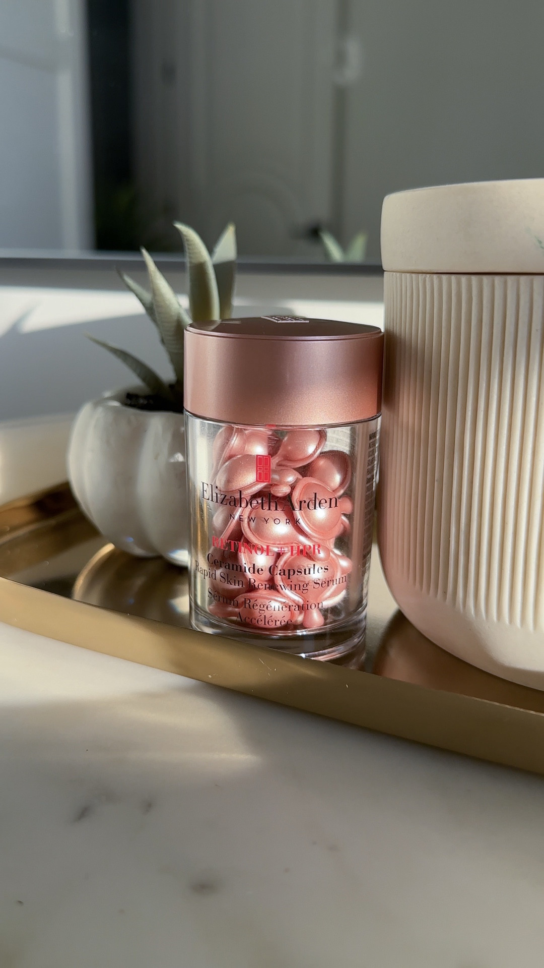 @dermguru said better skin starts with smarter, more intentional choices so I had to try @ElizabethArden Retinol + HPR Ceramide Capsules, and the hype is worth it! The hydration, the GLOW ✨ Available at @ultabeauty. #ElizabethArdenPartner #ultabeauty #ad

#LTKOver40 #LTKBeauty #LTKselfcare