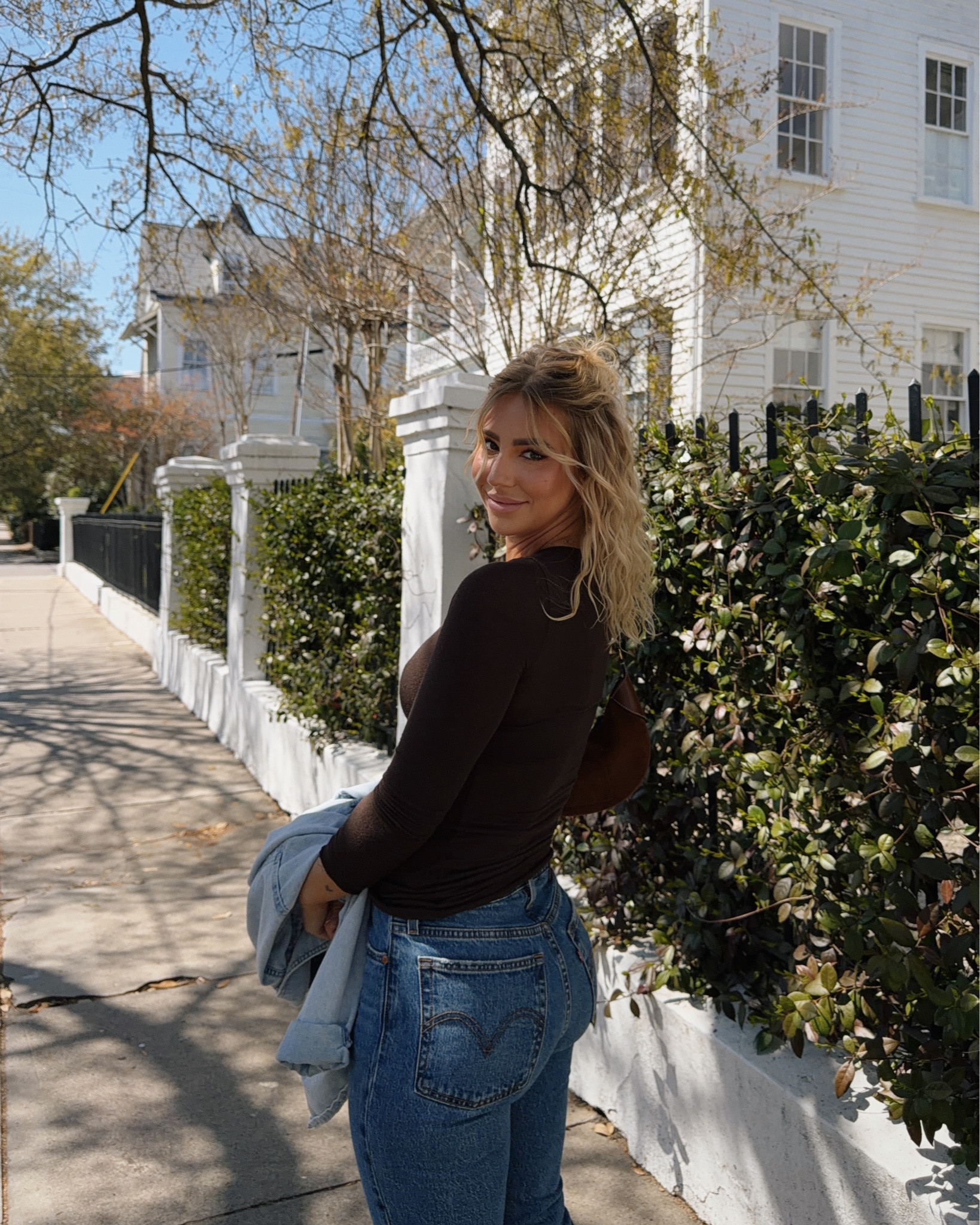 Spring weather is in full bloom in Charleston this week. A little chilly in the morning and then warms up by the afternoon. A thin top and denim shirt jacket is perfect 

#LTKgrwm #LTKdayinmylife #LTKootd