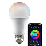 Satco S11254 Starfish 10-Watt A19 WiFi Smart LED Color-Changing Light Bulb, Works with Siri, Alexa,  | Amazon (US)