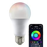 Satco S11254 Starfish 10-Watt A19 WiFi Smart LED Color-Changing Light Bulb, Works with Siri, Alexa,  | Amazon (US)