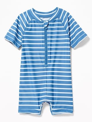 Raglan-Sleeve One-Piece Rashguard for Baby | Old Navy US