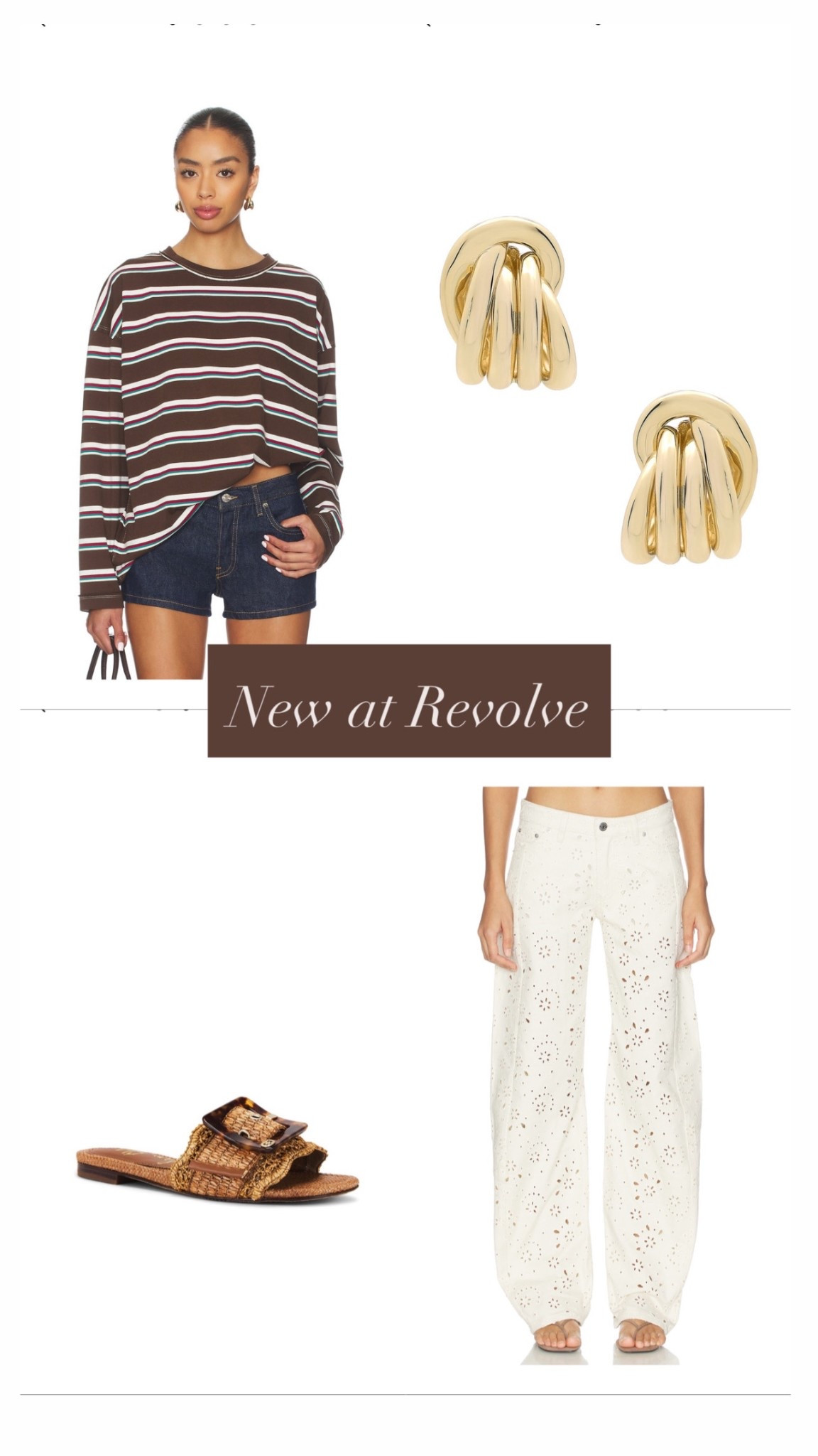 Love all of these new finds! All under $150

White denim, spring denim, striped sweater, chocolate brown, gold earrings, summer slides, flat sandals, raffia sandals

#LTKSeasonal #LTKootd #LTKTall