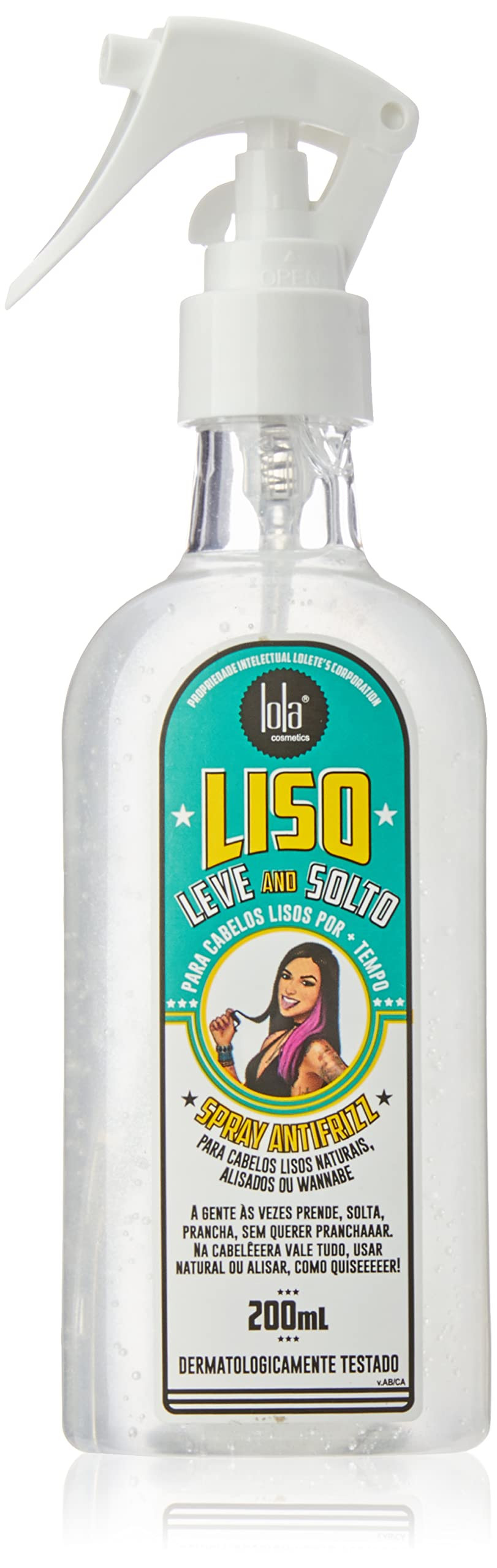 Lola Cosmetics Spray Antifrizz Liso Leve And Solto Branco/Verde | Amazon (BR)
