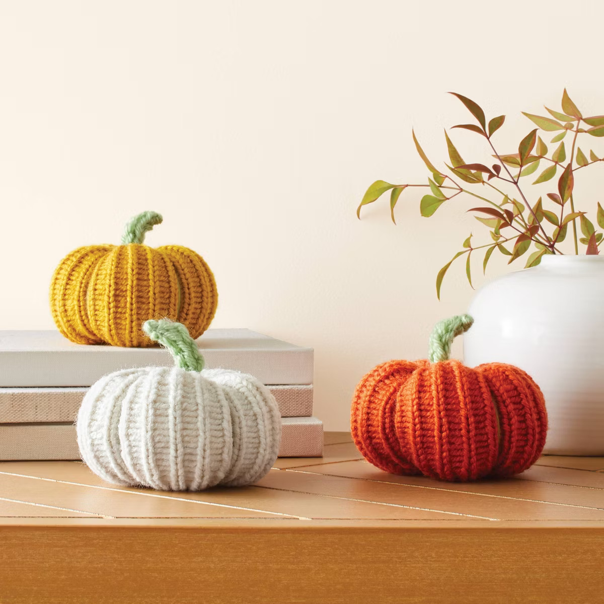 3ct Knit Pumpkins Kit - Mondo Llama™ | Target