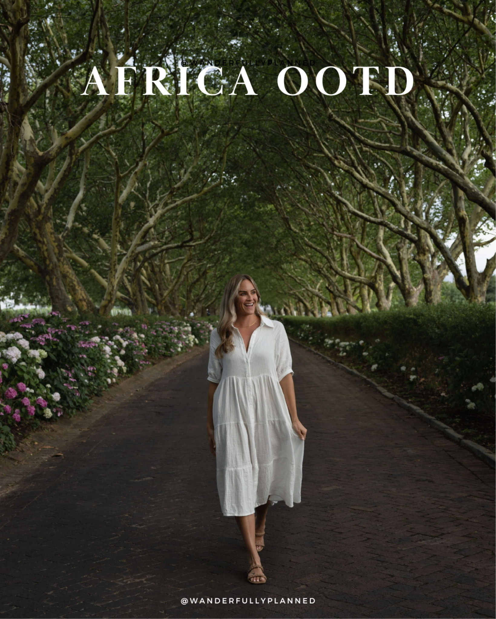 Africa OOTD🤎 #whitedress #whitemaxi 

#LTKfindsunder100