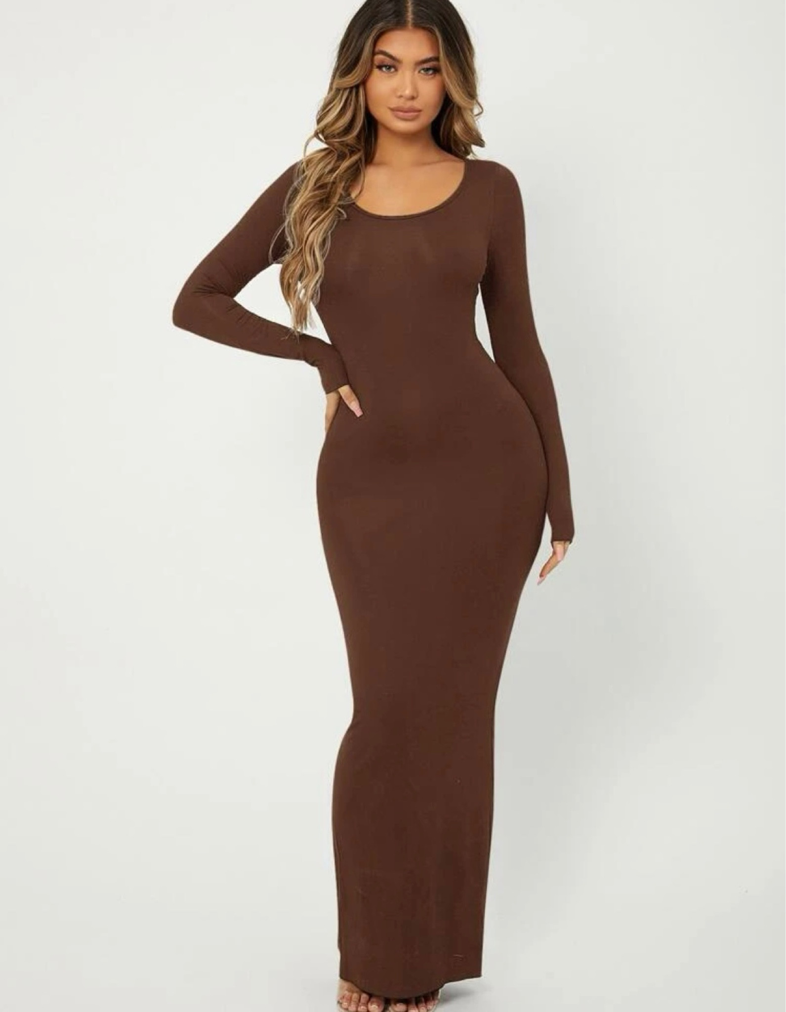 Shein chocolate brown lounge dress! 

#LTKunder100 #LTKunder50 #LTKstyletip