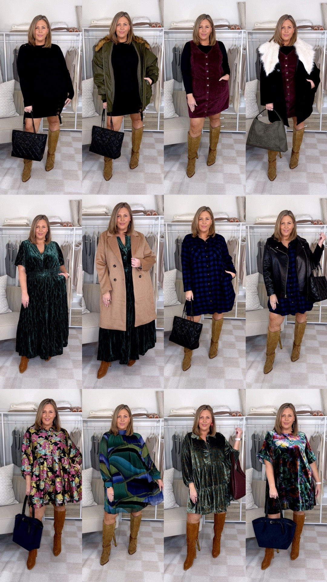 Fall and Winter plus size dresses! 1. Wearing a 1X in the bodycon dress! 2. Wearing a 1X in the bodycon dress and jacket! 3. Wearing a black Abercrombie shirt in an XXL! The dress is a 2X, I’m sooo impressed by how well it fits! 4. Wearing a black Abercrombie shirt in an XXL! The dress is a 2X, I’m sooo impressed by how well it fits! The jacket is a XXL! 5. Wearing a 2X in the green velvet maxi! 6. Wearing a 2X in the green velvet maxi and the jacket is a 18! 7. Wearing a 2X in the flannel dress! 8. Wearing a 2X in the flannel dress and 18/20 in the leather jacket! 9. Wearing a 2X in the dress! 10. Wearing a 2X! 11. Wearing a 2X! 12. Wearing a 2X!

Plus size fashion, everyday outfit ideas, fall fashion, fall outfit ideas, trendy fashion, midsize fashion, winter outfit ideas, best dresses for winter

#LTKMidsize #LTKPlusSize #LTKHoliday