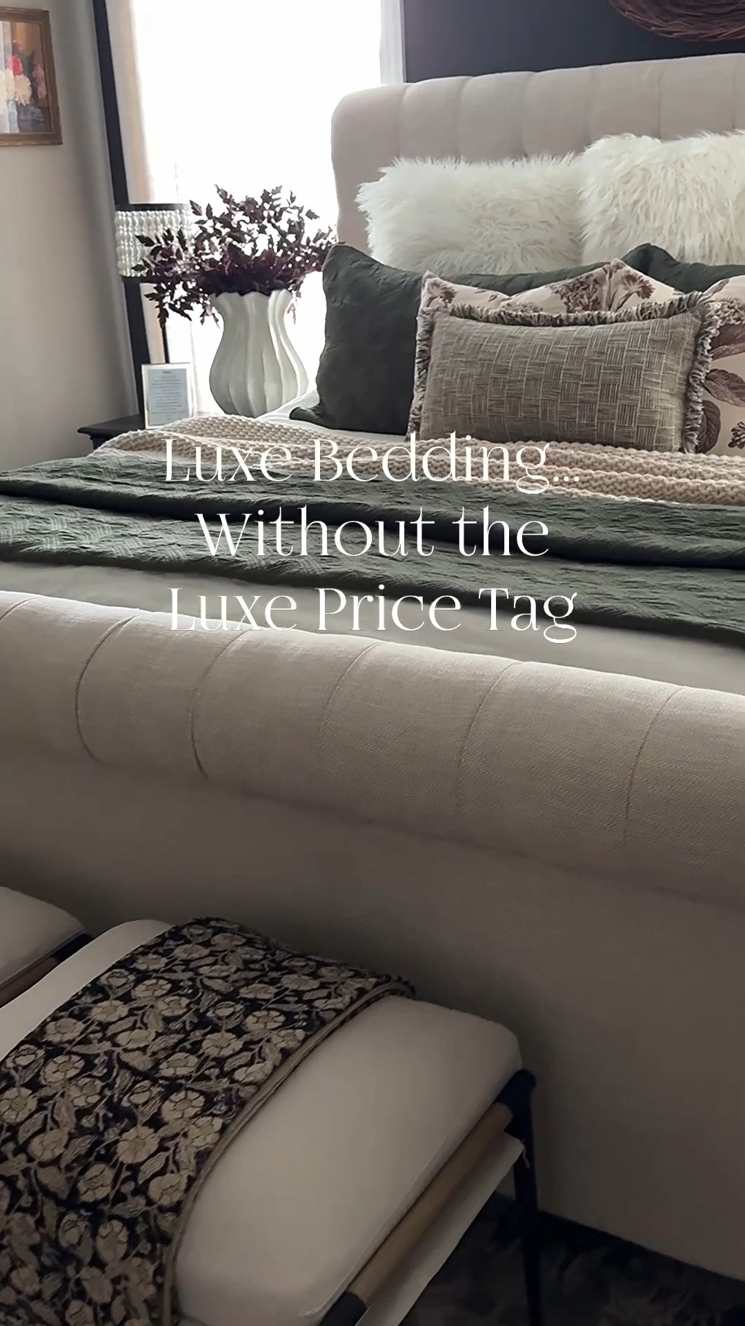 Luxe bedding doesn’t have to cost a fortune. I gave our bed a cozy little refresh with this gorgeous olive quilt from WD Cozy, and I am loving the rich color and beautiful quilted pattern.

#LTKstorytime #LTKSeasonal #LTKHome
