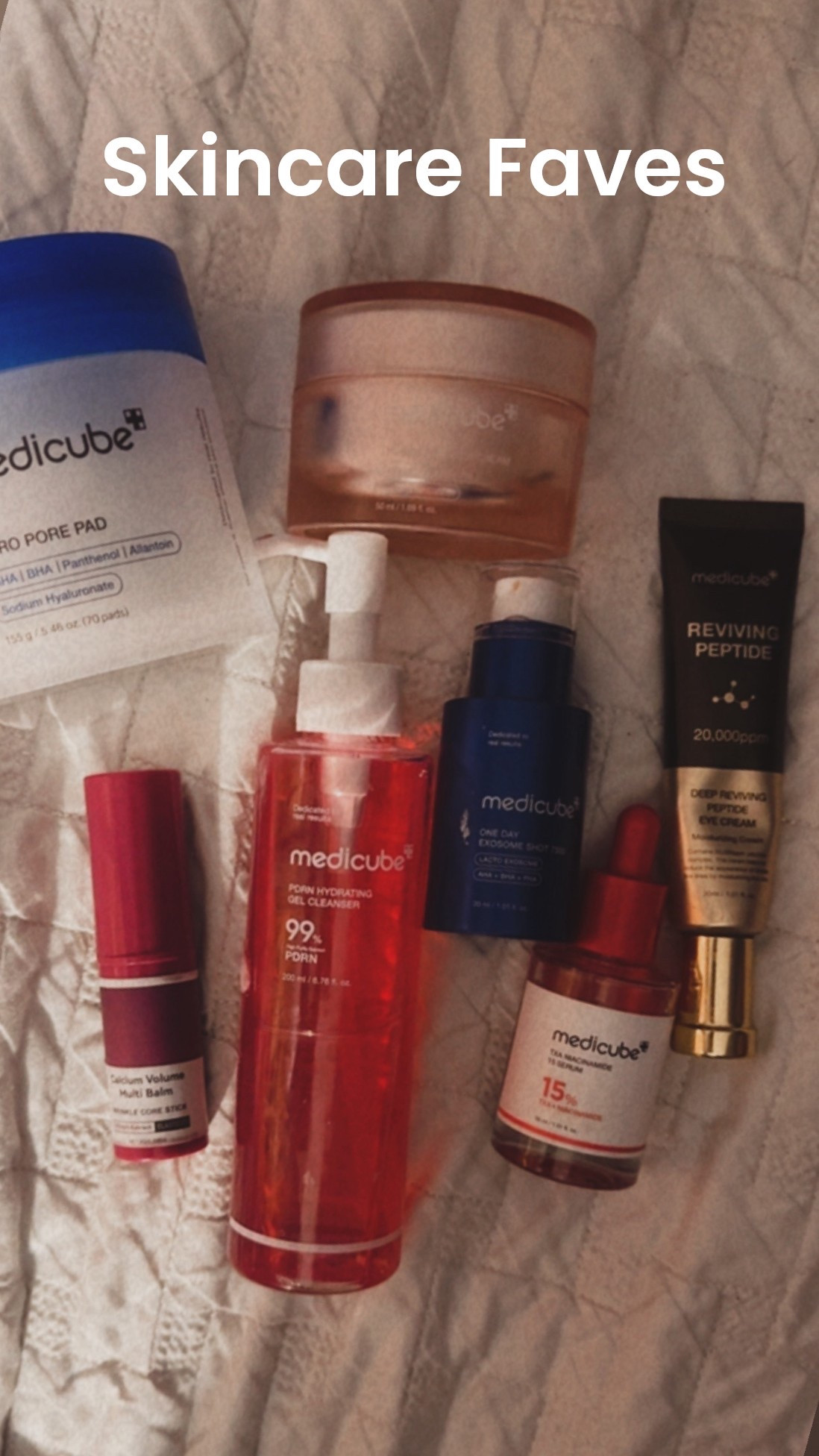 Medicube skincare faves 


#LTKBeauty #LTKselfcare #LTKmorningroutine