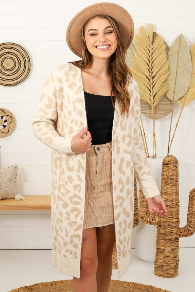 Dorothy Cardigan - Beige | Salty Crush