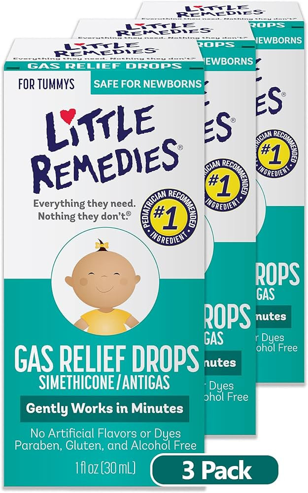 Little Remedies Baby Gas Drops, 1 Fl Oz (Pack of 3) | Amazon (US)