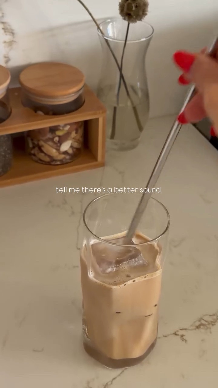 tell me there’s a better sound.
Obsessed with my espresso machine / iced coffee cups is an understatement 

coffee bar, coffee corner, home decor, home styling, coffee nook, coffee cups, iced coffee cups, organic cups, mugs, espresso, coffee machine, amazon home, kitchen decor, Wayfair, WayDay, Wayfair finds

#LTKmorningroutine #LTKHome #LTKdayinmylife