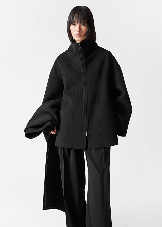 Asymmetric Wool Cape | & Other Stories (EU + UK)