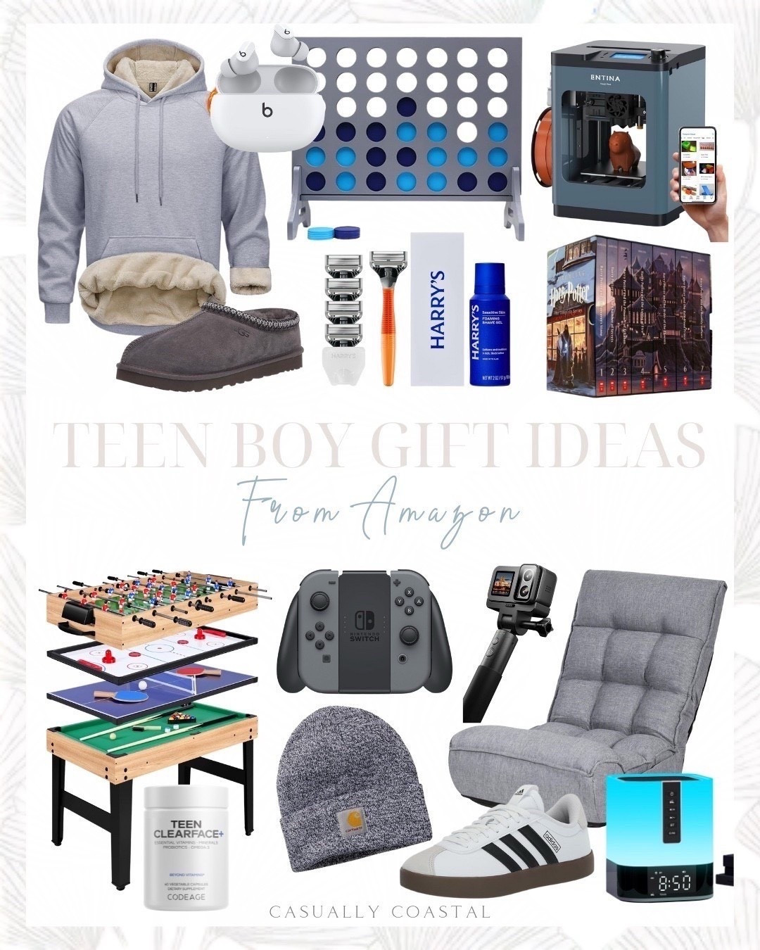 Teen Boy Gift Ideas From Amazon

Amazon gift guide, teen boy gift guide, 12-in-1 van table, ping pong table, foosball table, air hockey table, pool table, Nintendo switch, giant four in a row, 3D printer, Harry Potter complete book series, Sherpa hoodie, heavyweight fleece hoodie, Beats Studio buds, noise cancelling earbuds, adidas men’s VL court 3.0, Harry’s original shaving kit, foldable floor chair, gaming chair, UGG Tasman slipper, men’s slippers, 4k action cam, camera, carhartt knit cuffed beanie, Codeage teen clearface supplement, white noise sound machine 

#LTKKids #LTKMens #LTKGiftGuide