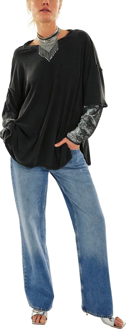 Free People Nellie Sequin Twofer Top | Nordstromrack | Nordstrom Rack