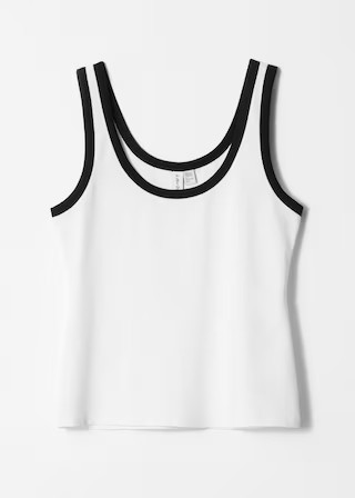 Contrast-Trim Tank Top | & Other Stories UK
