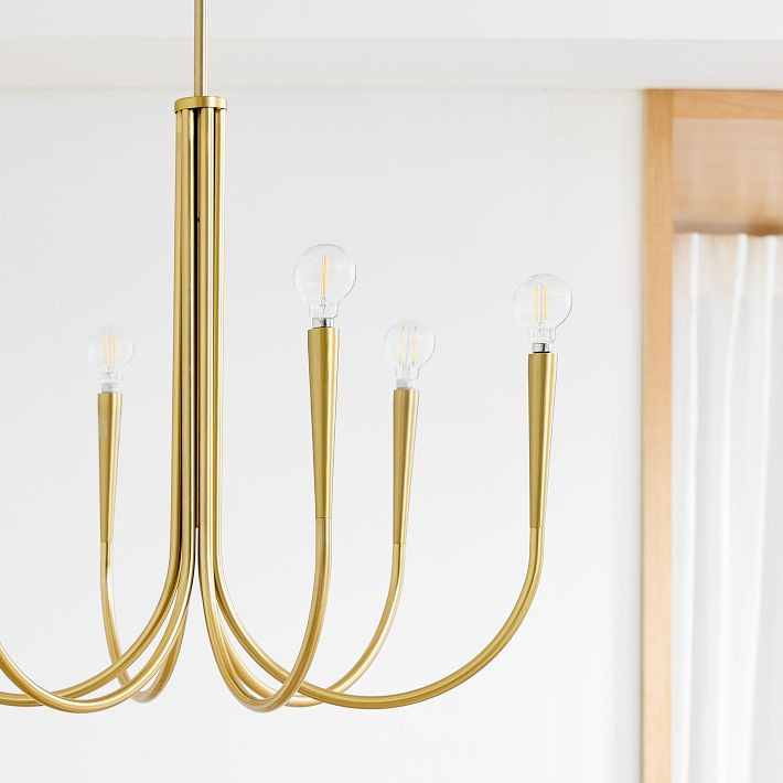 Swoop Arm Chandelier (25"–30") | West Elm (US)