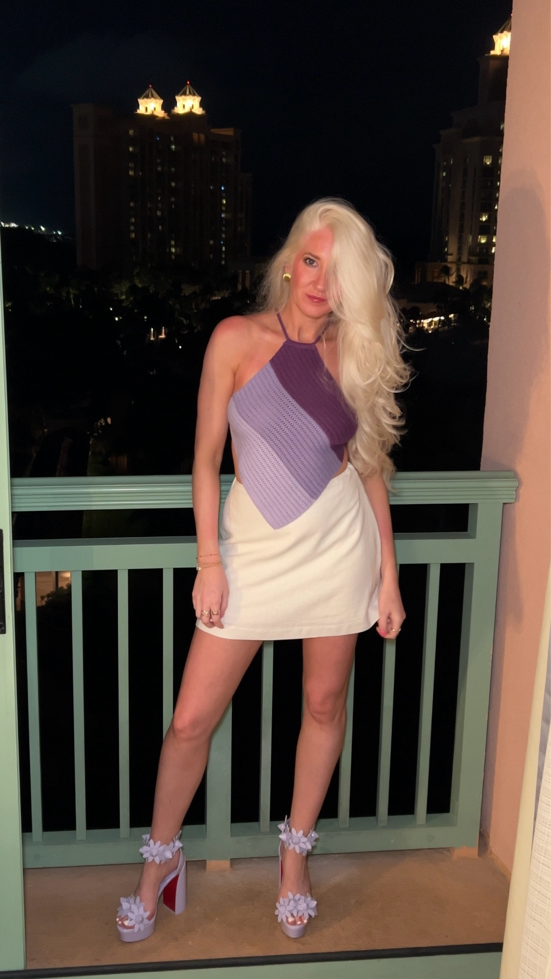 Vacation Outfits incoming 🧜🏻‍♀️🏝️ 
•
I got these brand new Louboutins from Poshmark earlier this year and knew I wanted to find a fun outfit to wear them with on vacation!! 
•
Louboutins are a few seasons old: Daisy Spikes Alta 
•


#LTKootd #LTKTravel #LTKSeasonal