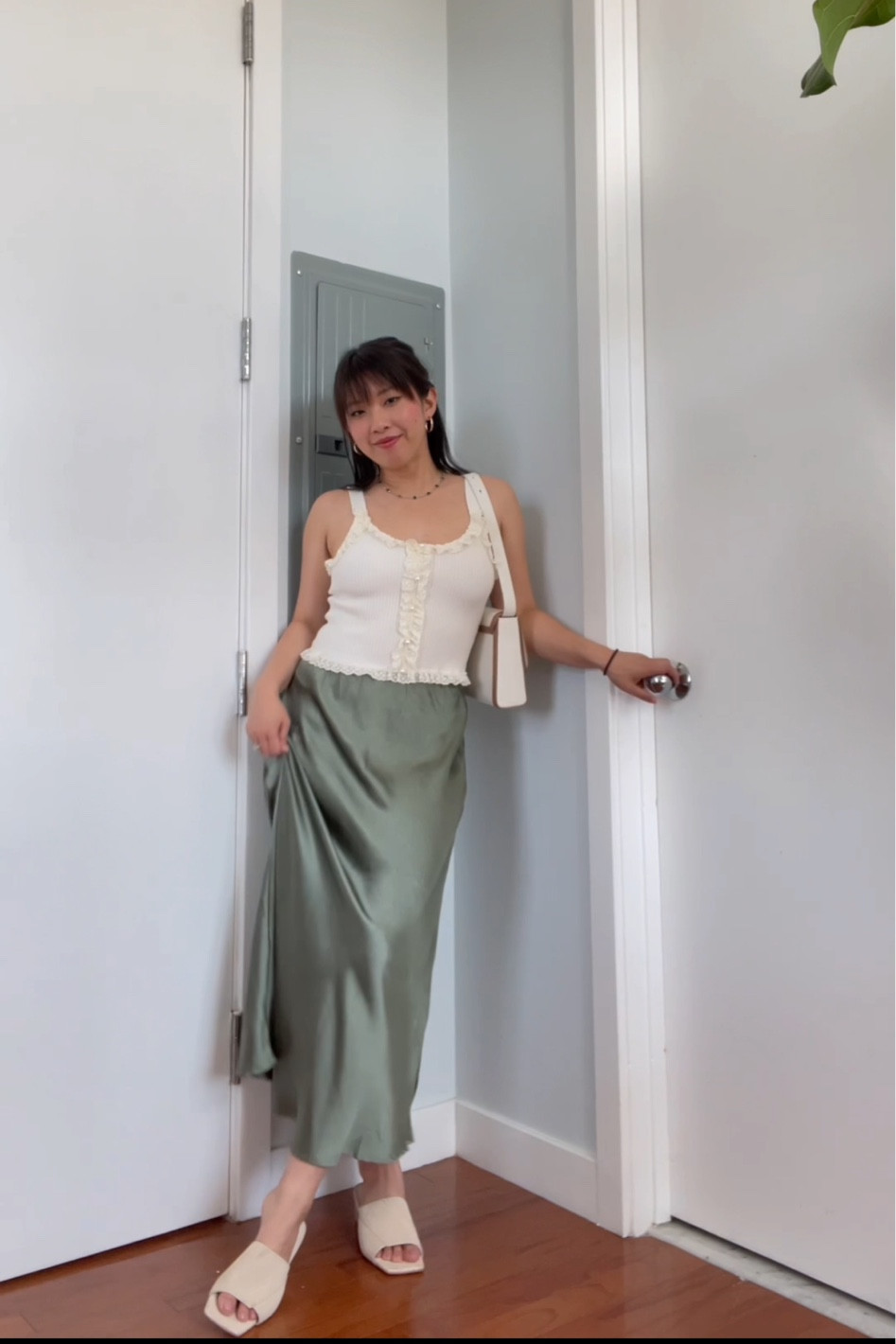 The perfect girlie outfit 
.
Top old @forloveandlemons // skirt @oakandfort // bag @pedroshoes_official code TIFFANY15 for 15% off! 
.
.
.
.
Spring style, spring fashion, girlie outfit, fashion inspo, summer style, summer outfit, outfit ideas, grwm, lace top, aesthetic outfit, cute style #aestheticvideo #springstyle #summeroutfit #effortlesschic #aestheticoutfits #summerglow #ootd

#LTKunder100 #LTKSeasonal #LTKitbag