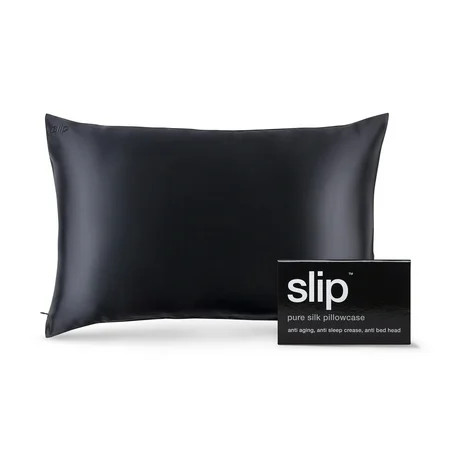 Slip Pure Silk Pillowcase Bedding Black Queen | Walmart (US)
