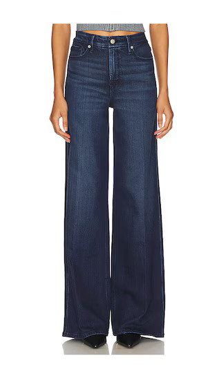 Good American Good Skate Wide Leg Jeans in Denim-Dark. - size 6 | Revolve Clothing (Global)
